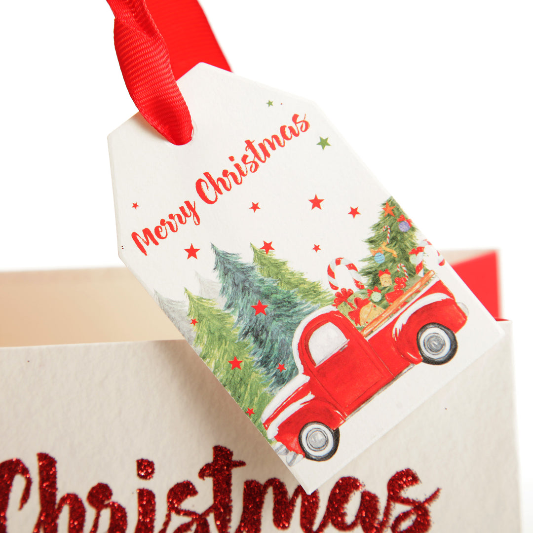 Merry Christmas Gift Bag - Red Ute