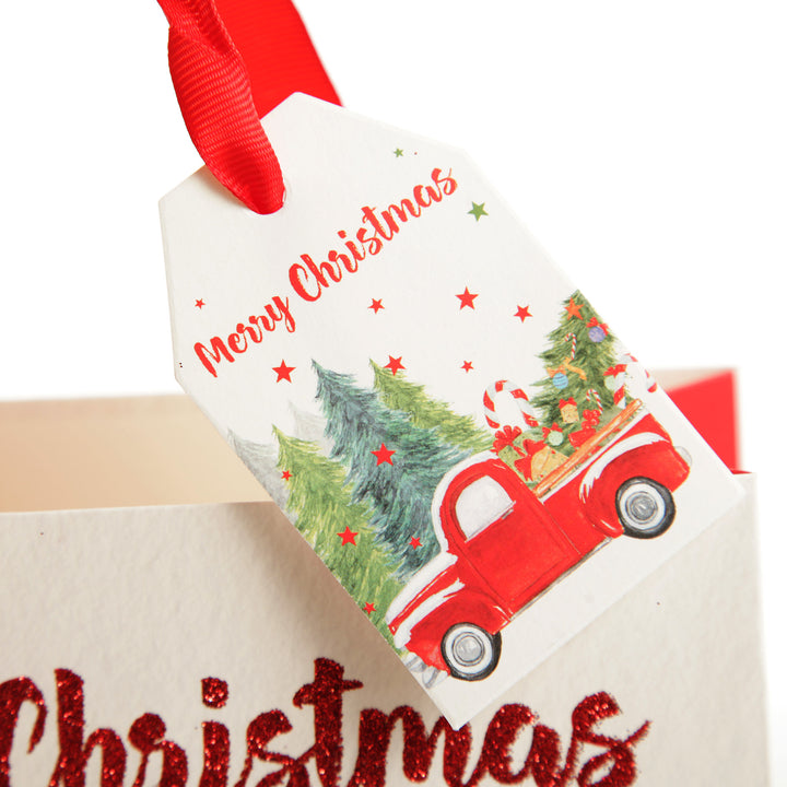 Merry Christmas Gift Bag - Red Ute