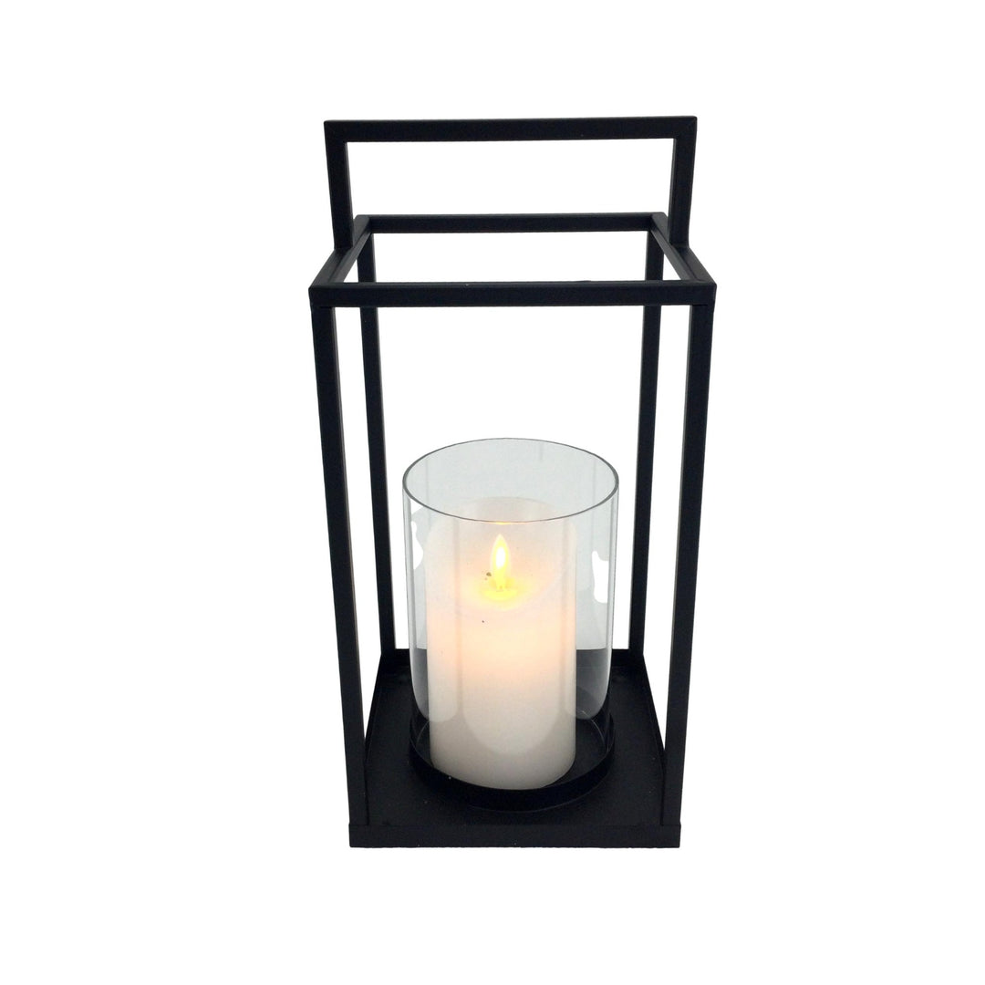 Metal Lantern Black 32cm