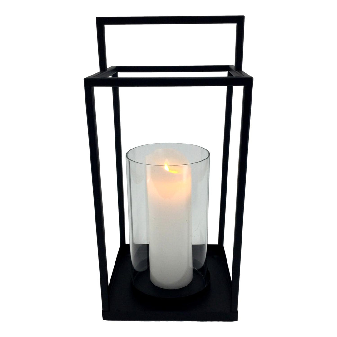 Metal Lantern Black 42cm