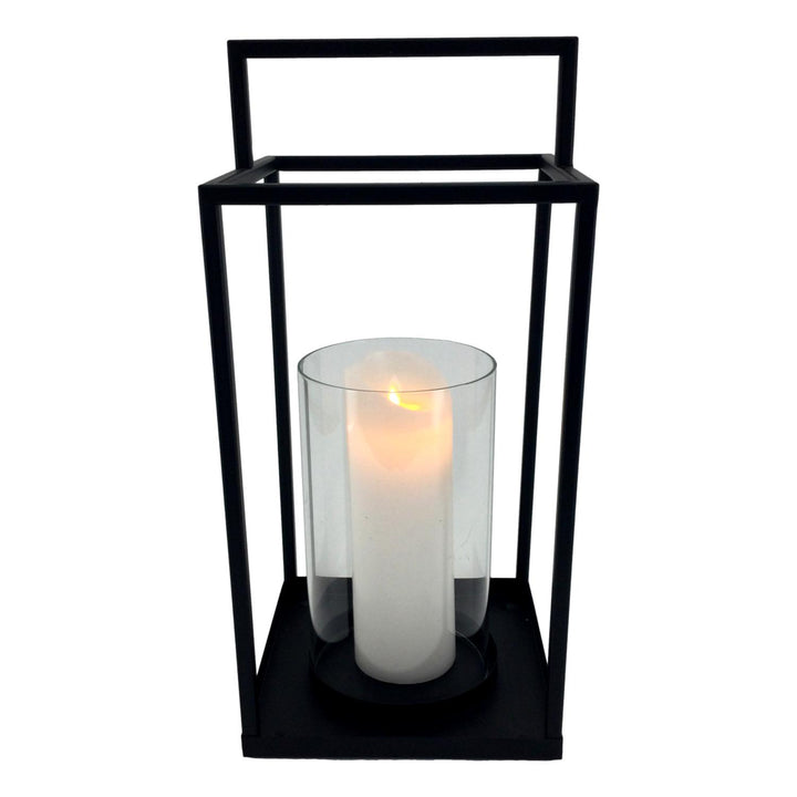 Metal Lantern Black 42cm