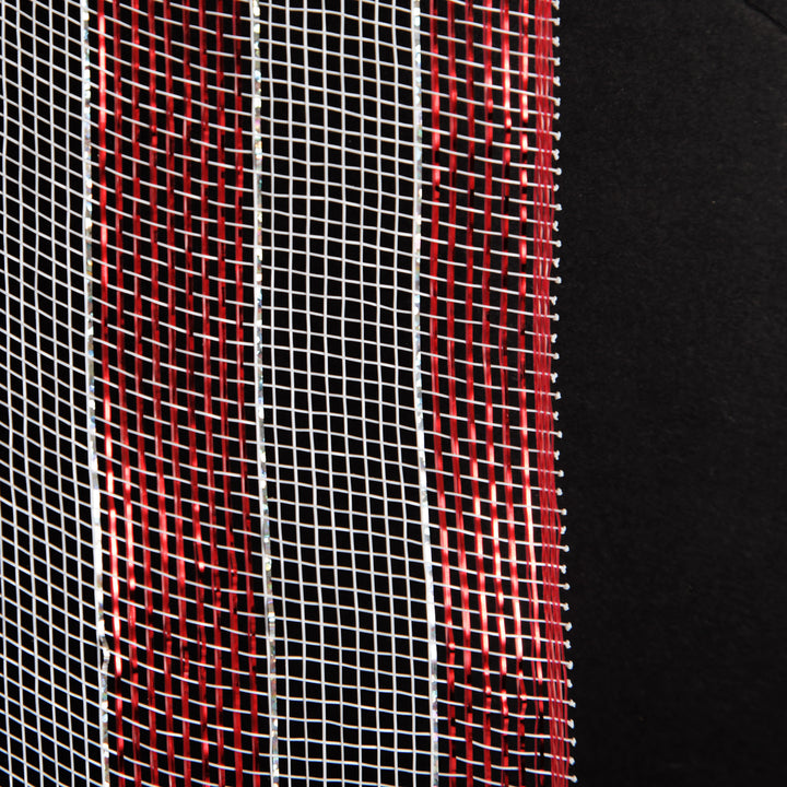 Metallic Candy Cane Stripe Decomesh Roll