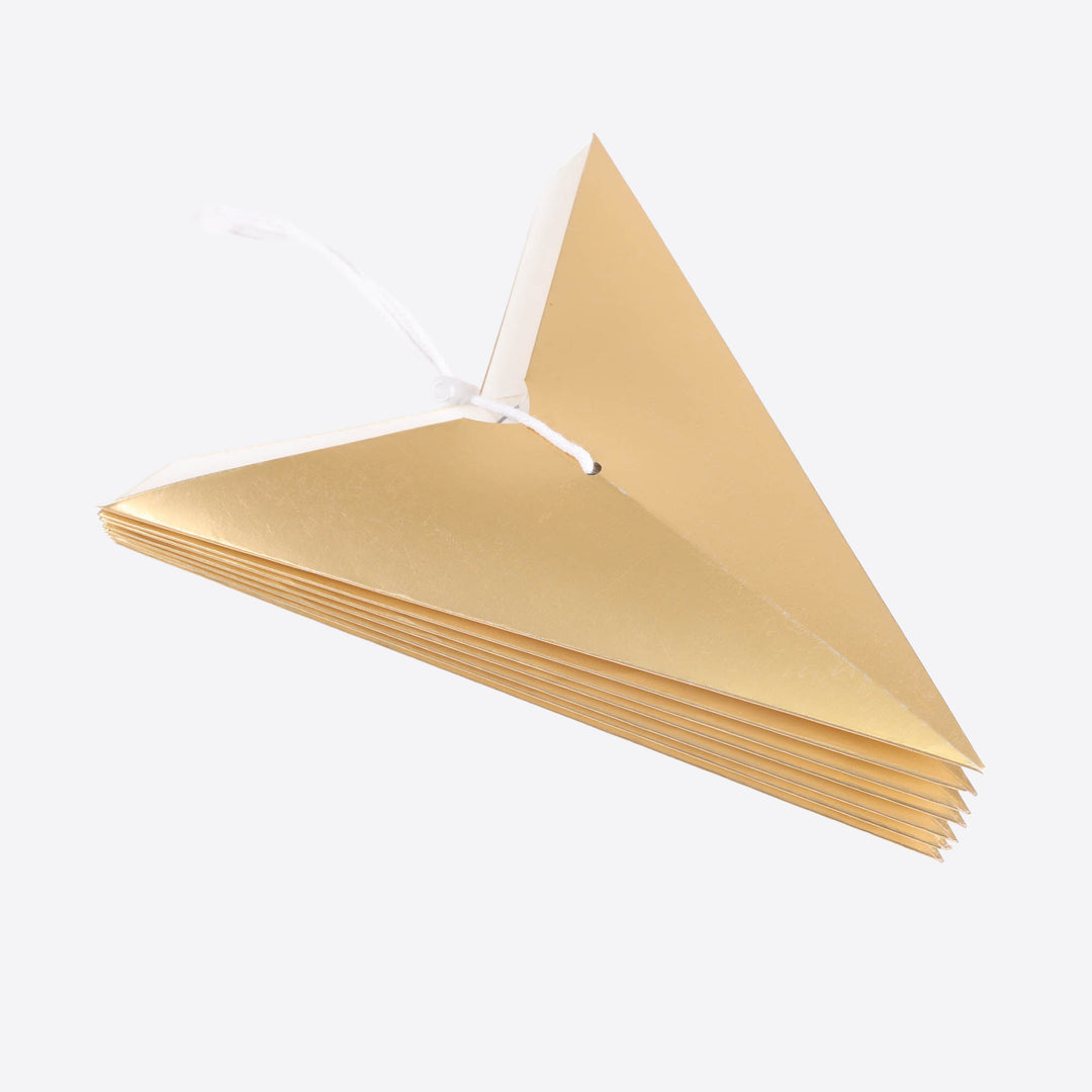 Metallic Gold Folded Paper Star - 40cm