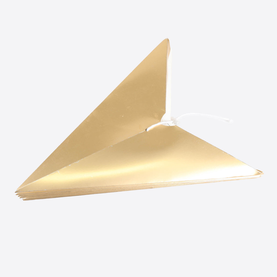 Metallic Gold Folded Paper Star - 40cm