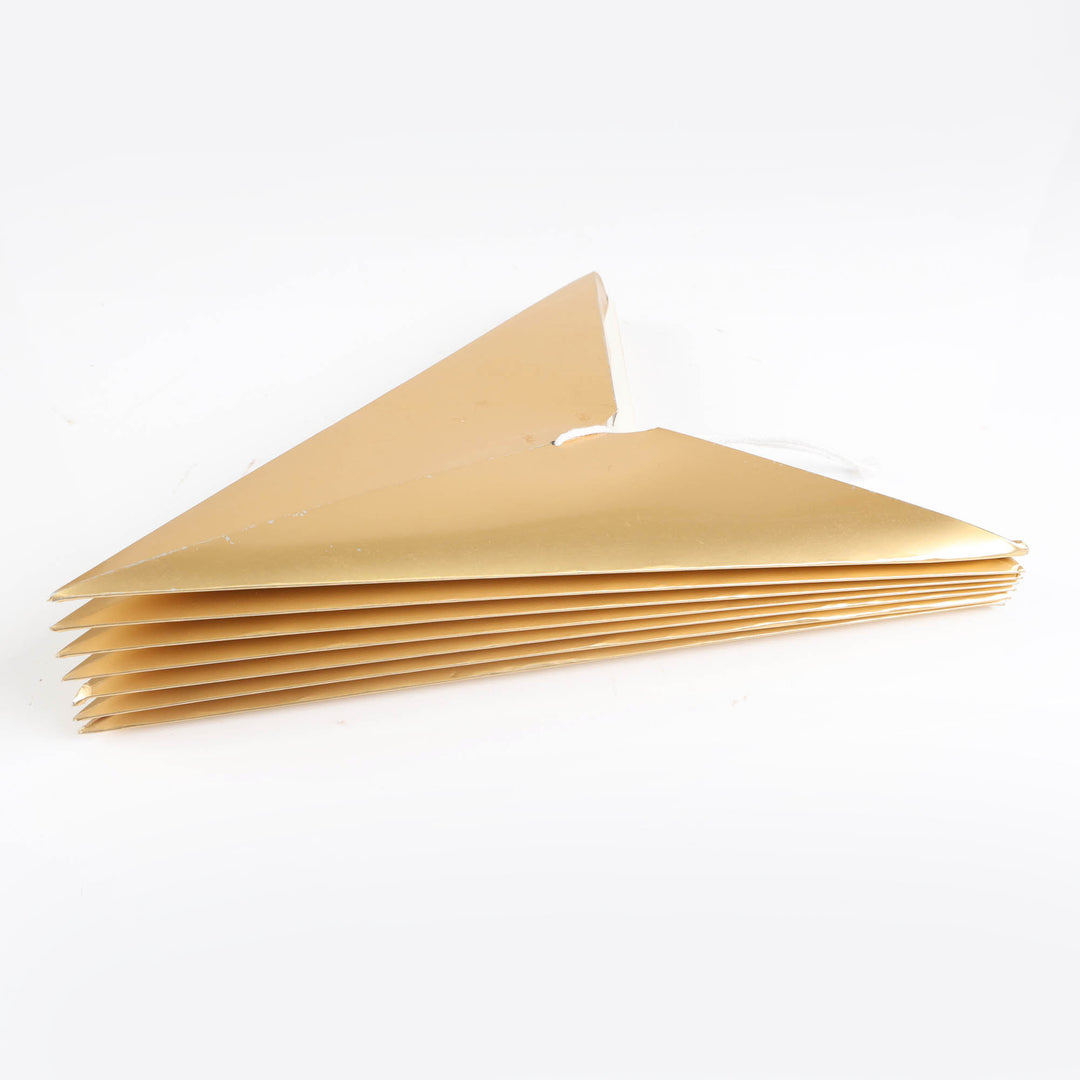 Metallic Gold Folded Paper Star - 40cm