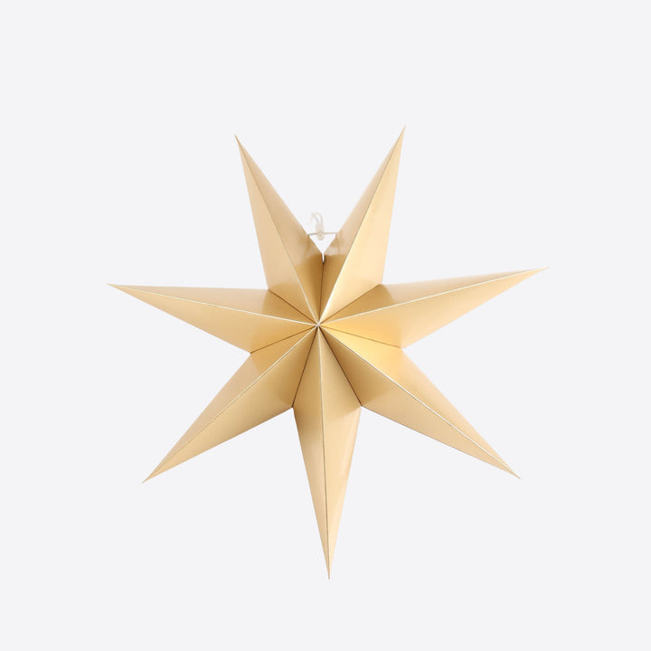 Metallic Gold Folded Paper Star - 40cm