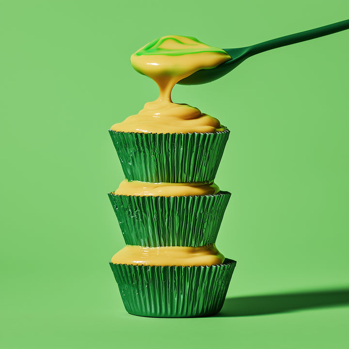 Metallic Green Foil Baking Cups - 50 Pcs