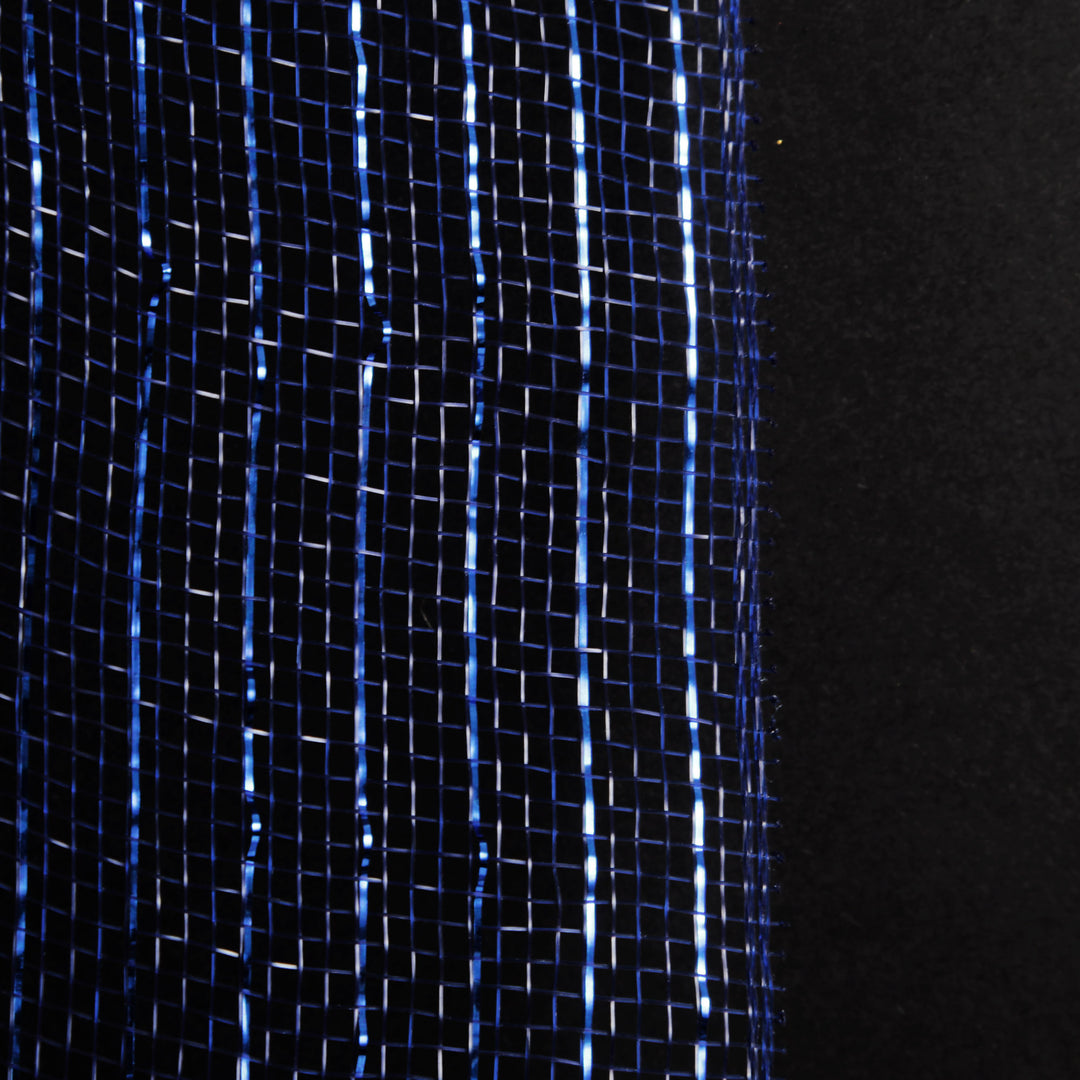 Metallic Navy Decomesh Roll