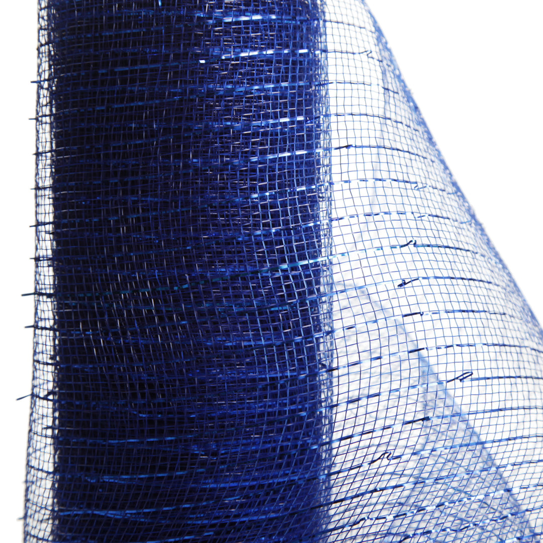 Metallic Navy Decomesh Roll