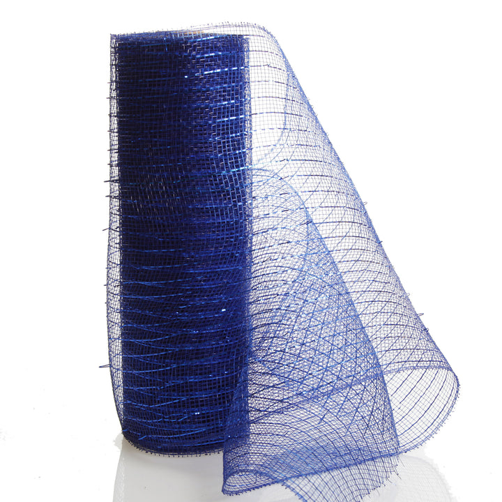 Metallic Navy Decomesh Roll