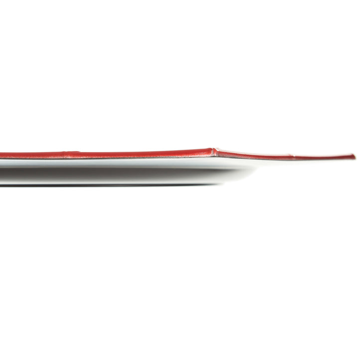 Metallic Red Charger Plate with Bamboo Pattern Trim