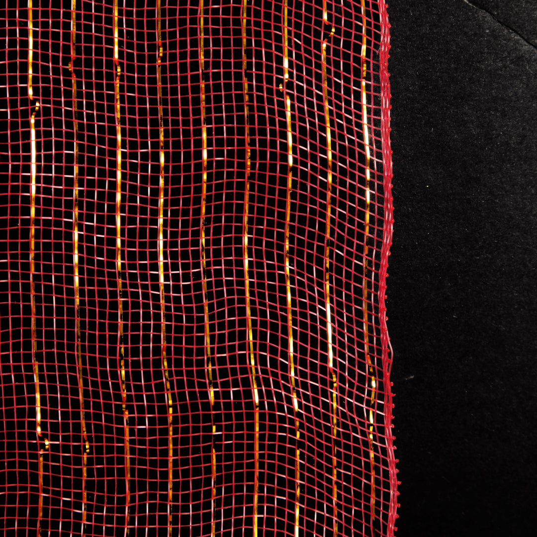 Metallic Red Decomesh Roll