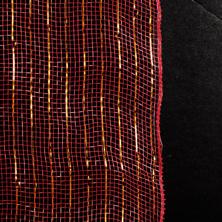Metallic Red Decomesh Roll