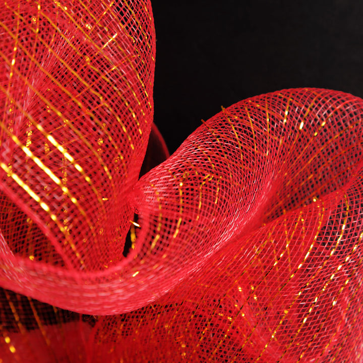 Metallic Red Decomesh Roll
