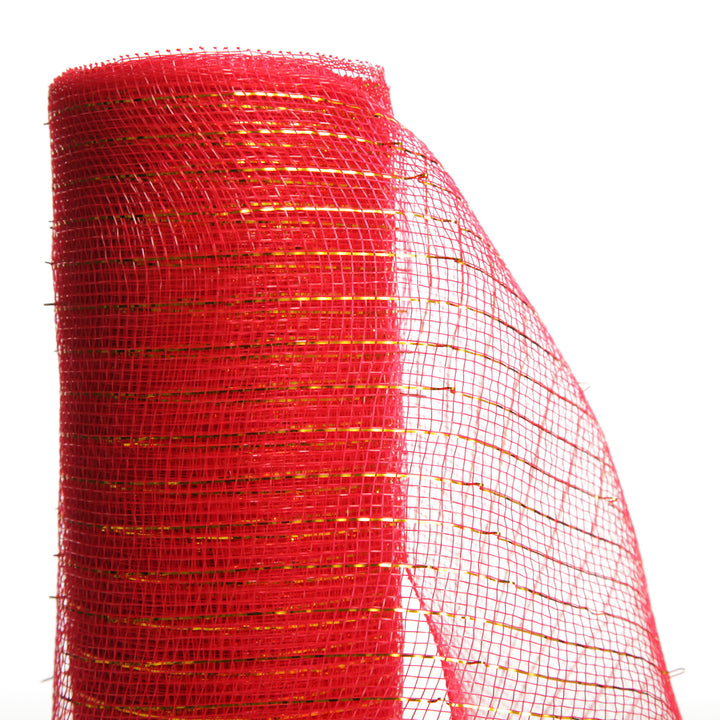 Metallic Red Decomesh Roll