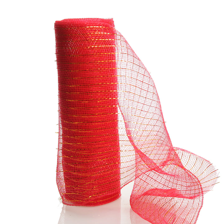 Metallic Red Decomesh Roll