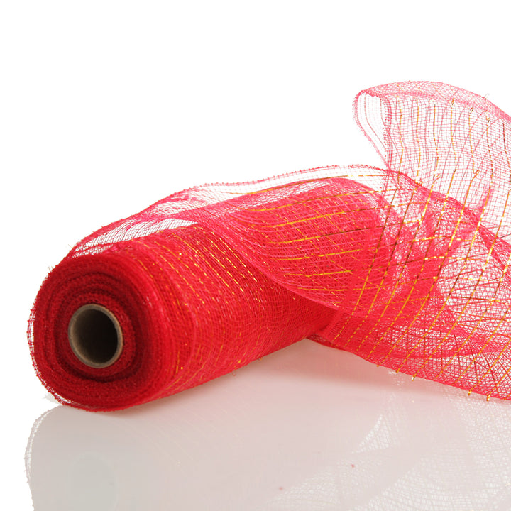 Metallic Red Decomesh Roll