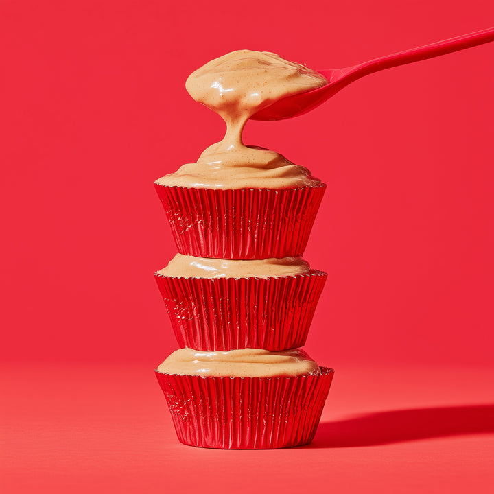 Metallic Red Foil Baking Cups - 50 Pcs