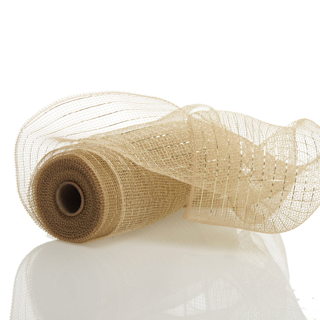 Metallic Rose Gold Decomesh Roll