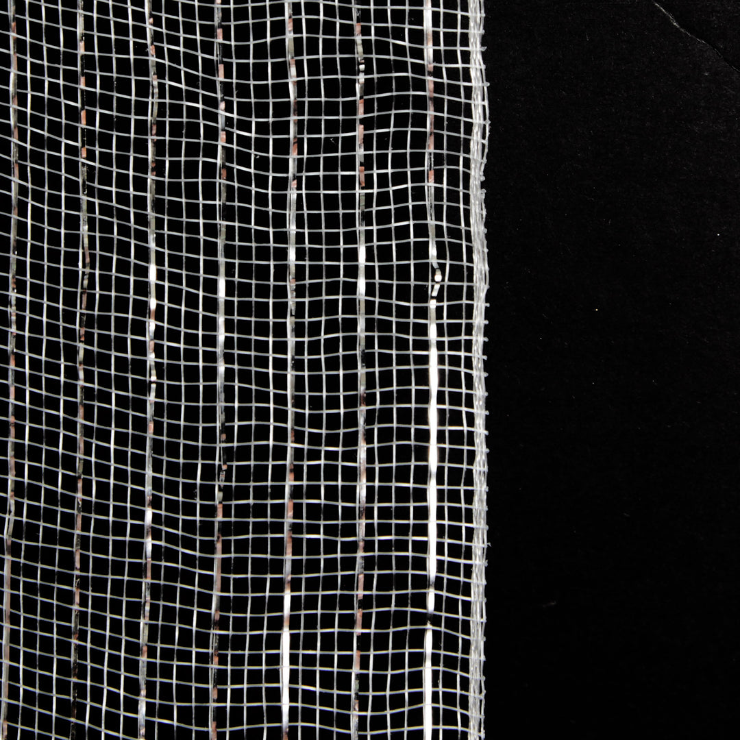 Metallic Silver Decomesh Roll