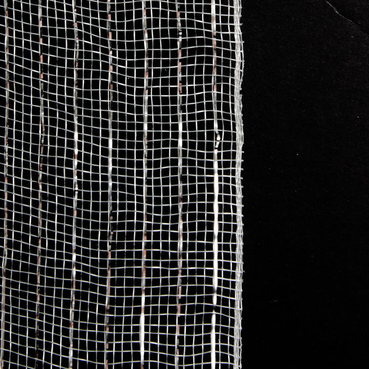 Metallic Silver Decomesh Roll