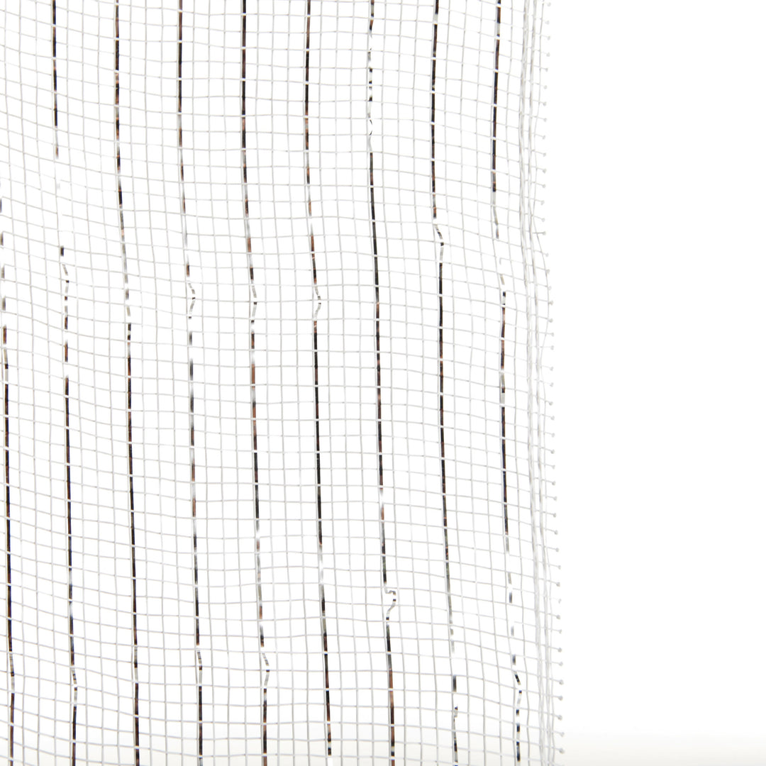 Metallic White Decomesh Roll