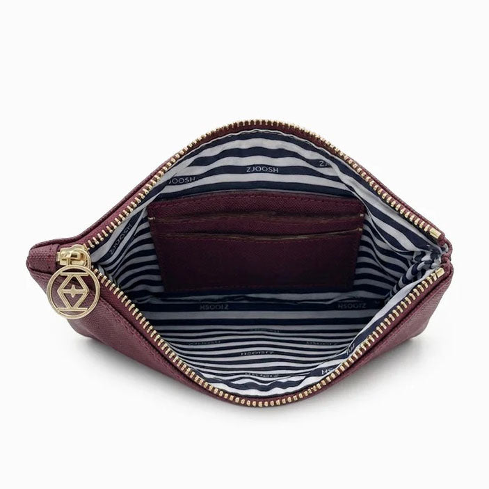 Mia Clutch Burgundy