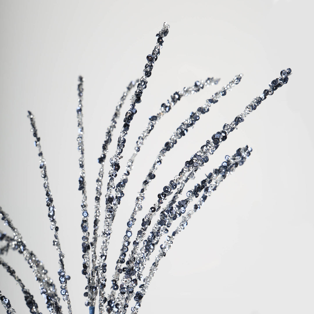 Midnight Blue Glitter Spray - 73cm