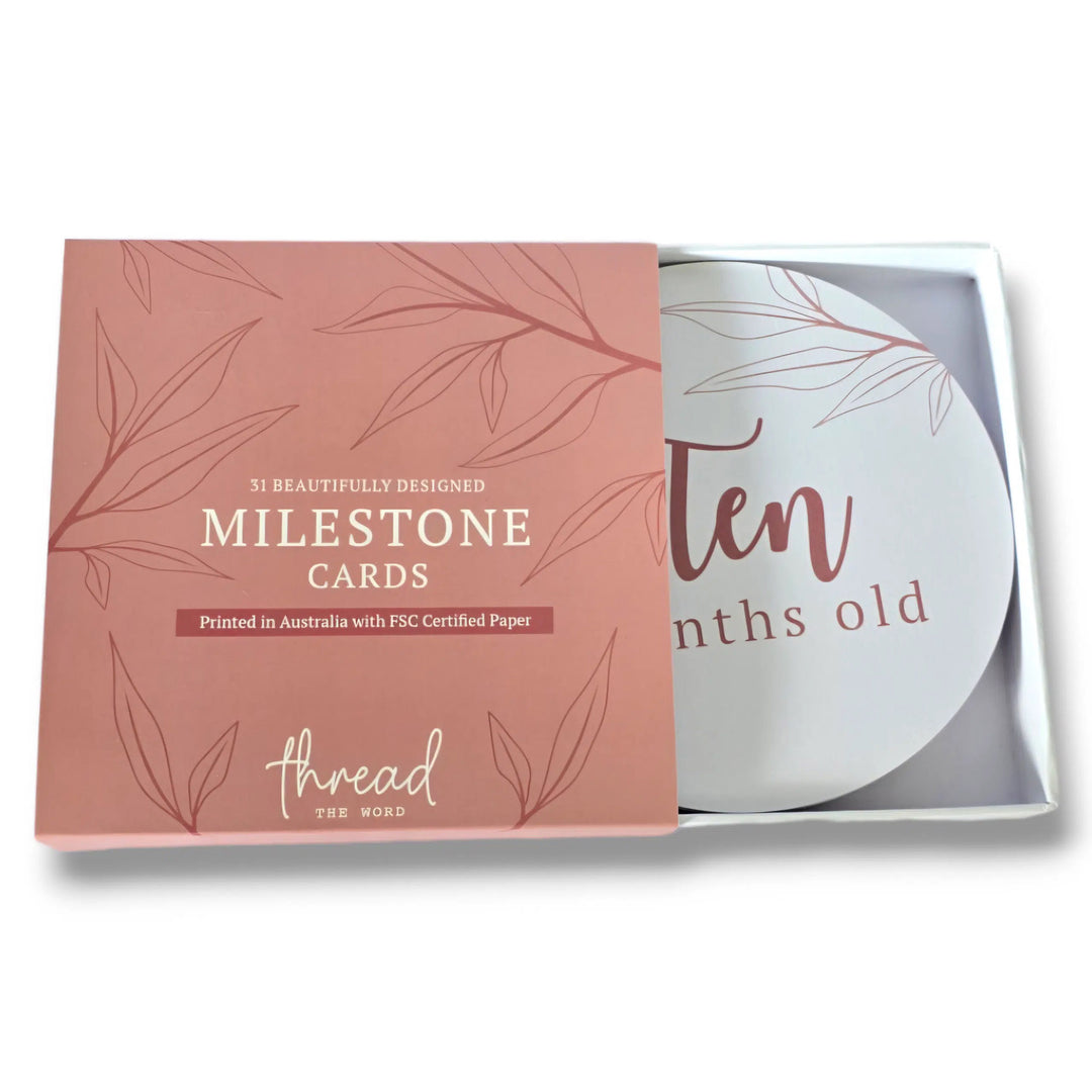 Milestone Cards - Blush