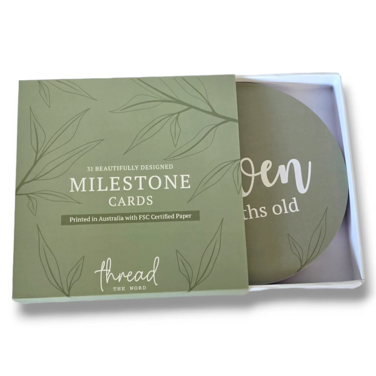 Milestone Cards - Sage
