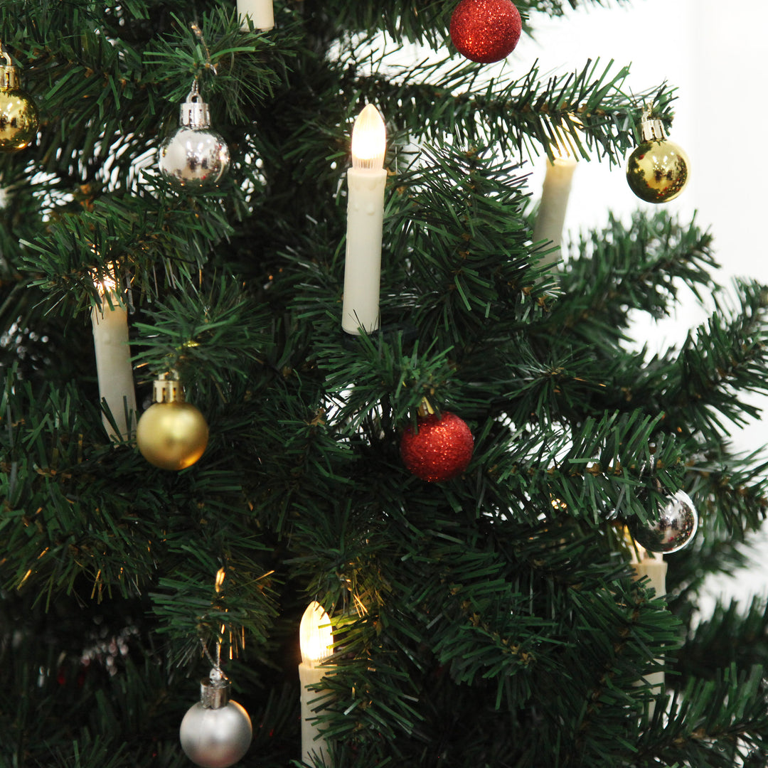 Mini Shatterproof Christmas Baubles - Pack of 12