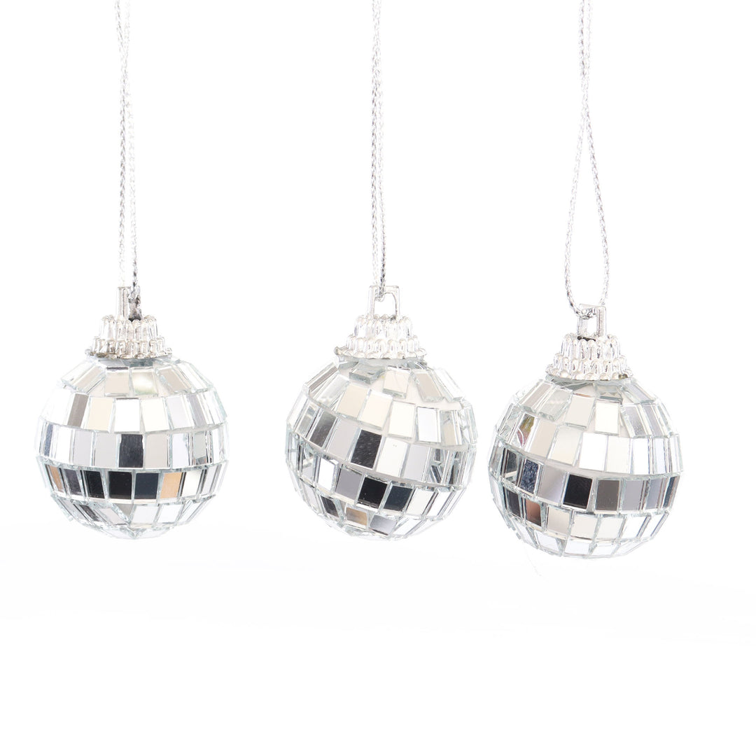 Mini Hanging Disco Ball Baubles 