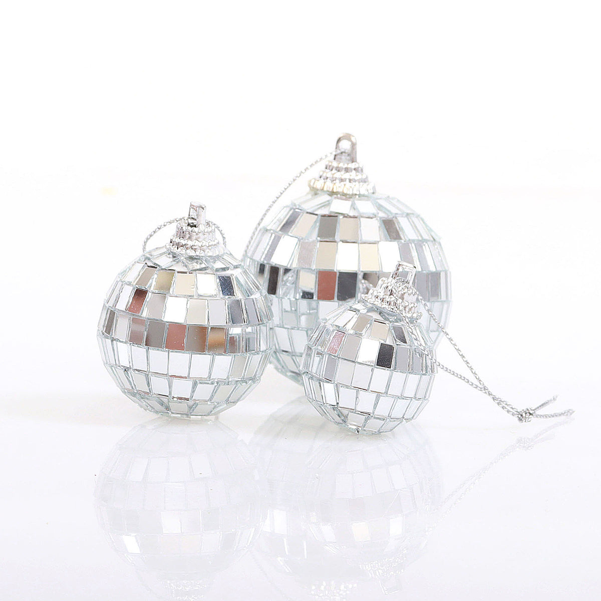 Mini Hanging Disco Ball Baubles 