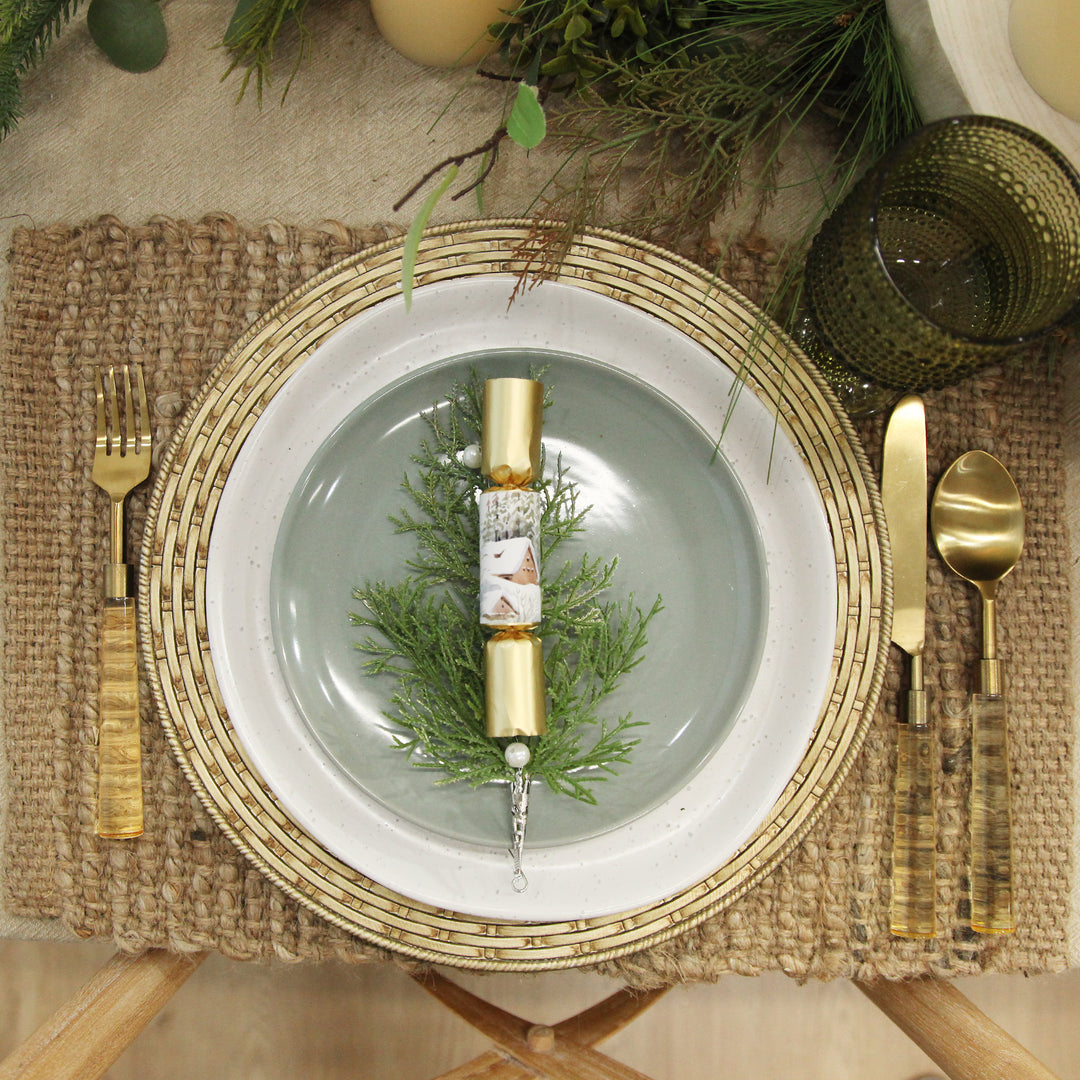 Christmas Fir and Pearl Christmas Tree Decoration
