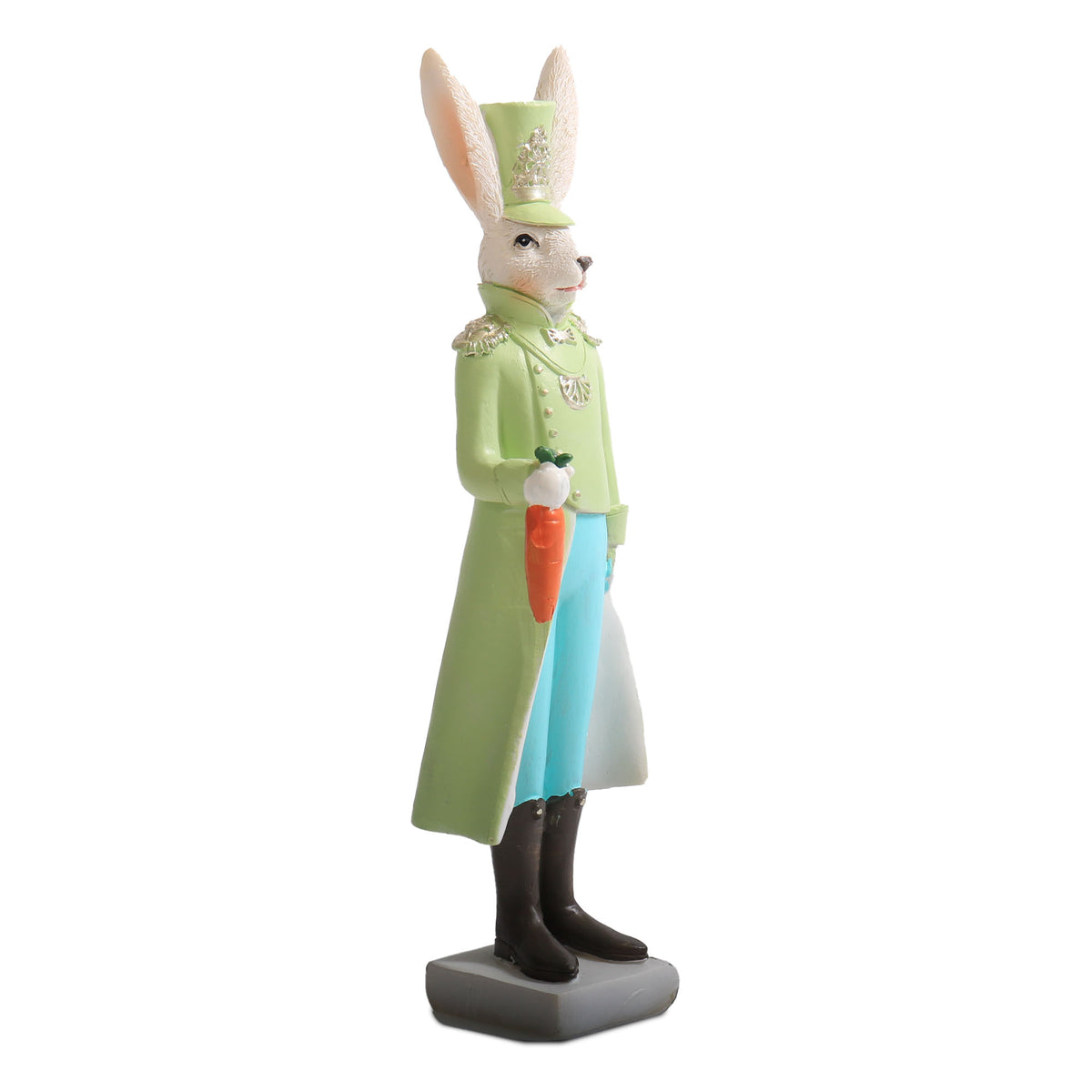 Mint Green Easter Polyresin Bunny Figurine
