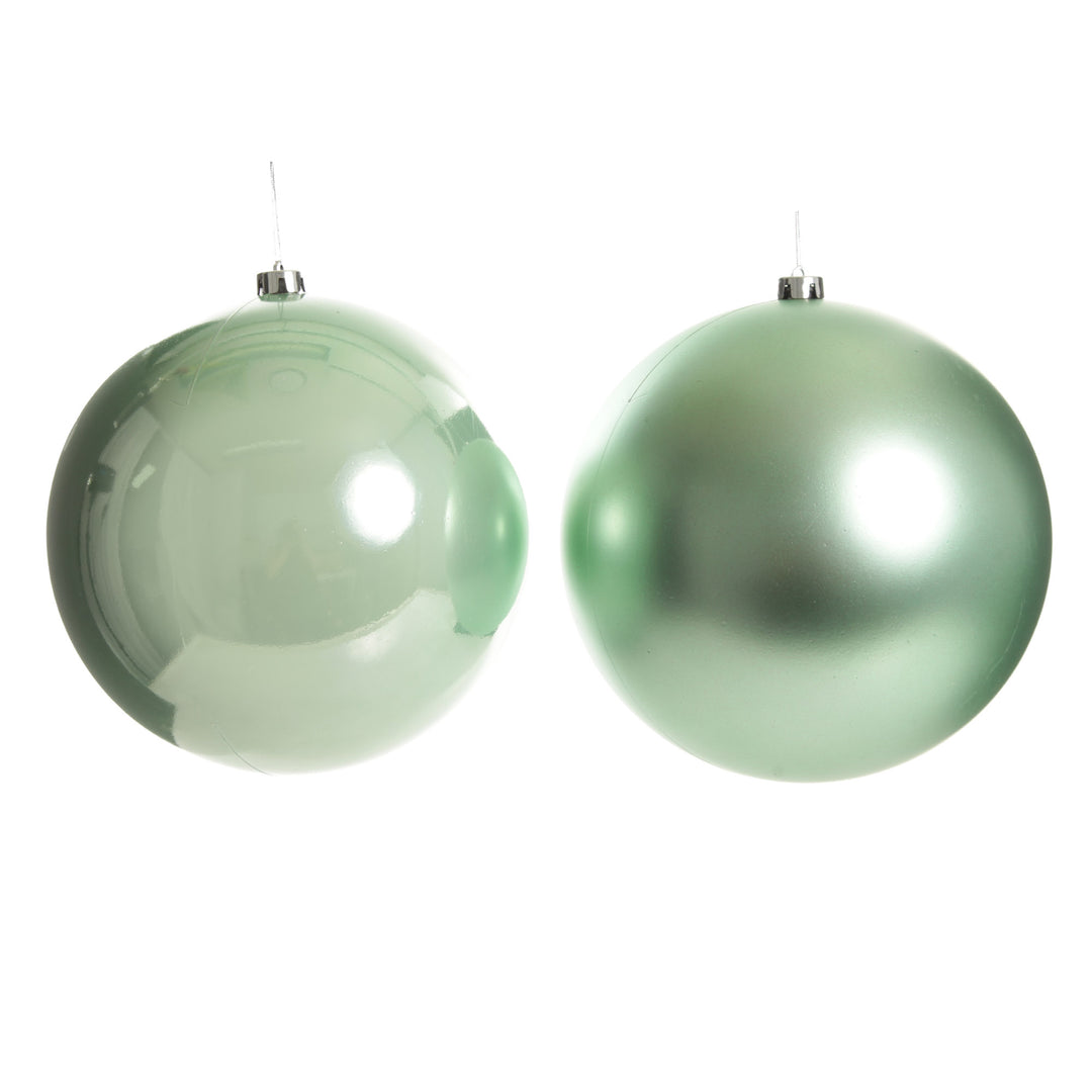 Mint Green Jumbo Shatterproof Christmas Bauble Decoration