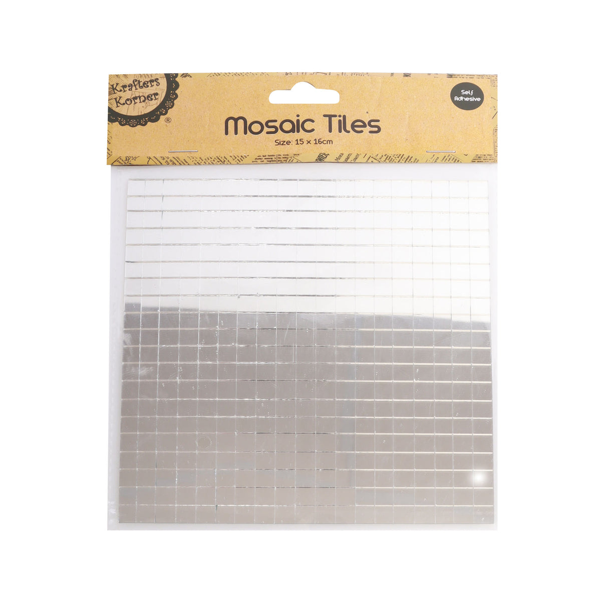 Mirror Adhesive Tiles Sheet