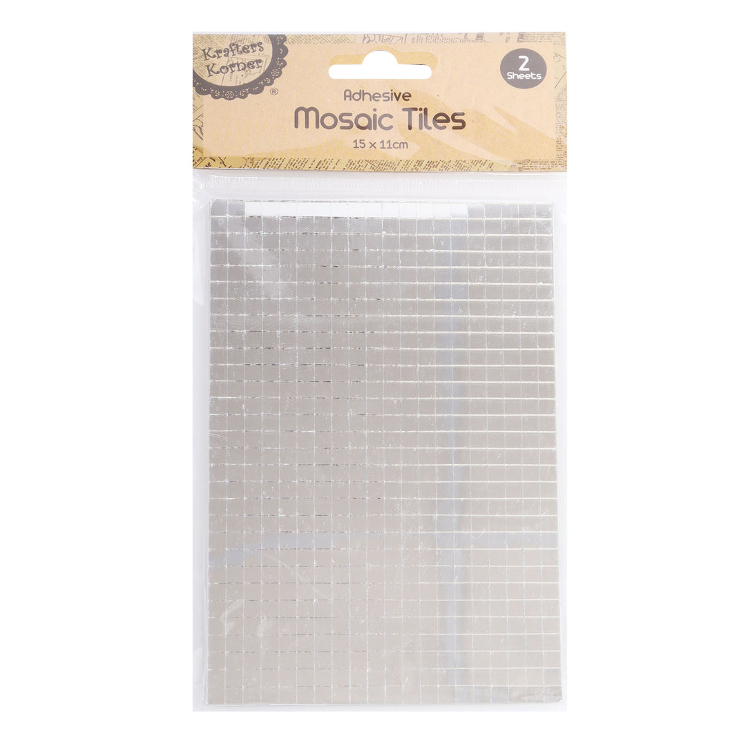 Mirror Adhesive Tiles Sheet