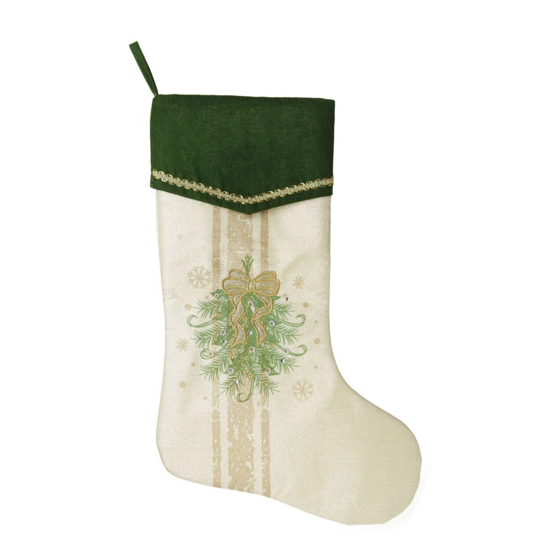 Mistletoe Christmas Stocking - Set of 4