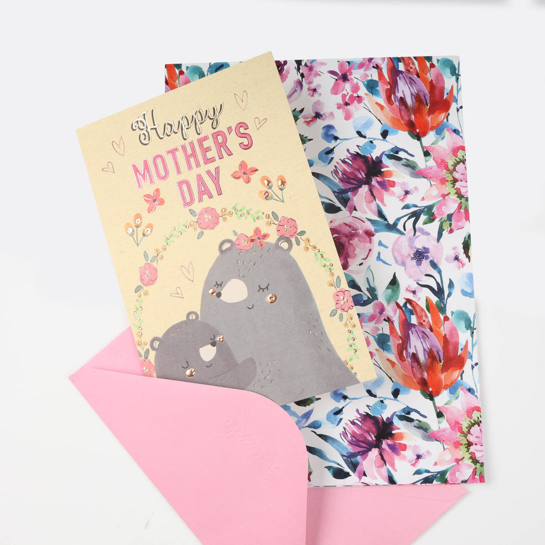 Mothers Day Card and Wrap - Woodland Wishes