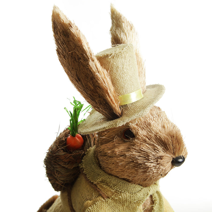 Mr Huckleberry Natural Straw Bunny