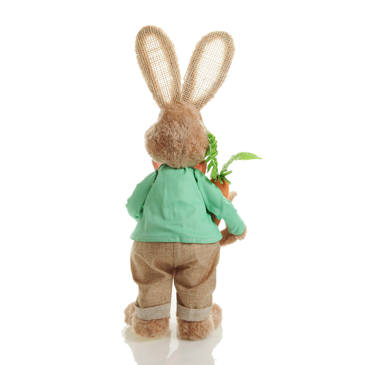 Mr Wilson Straw Bunny at play with Baby Bunny