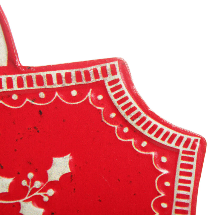 Mrs Claus Kitchen Retro Metal Christmas Sign
