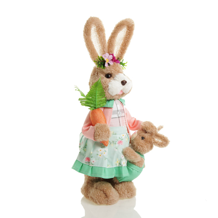 Mrs Wilson Straw Bunny at play with Baby Bunny