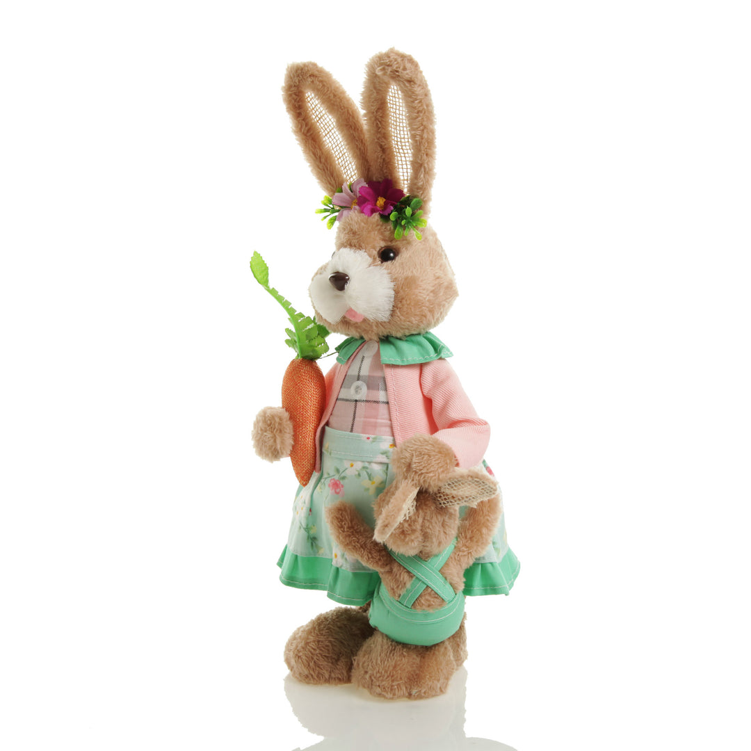 Mrs Wilson Straw Bunny at play with Baby Bunny