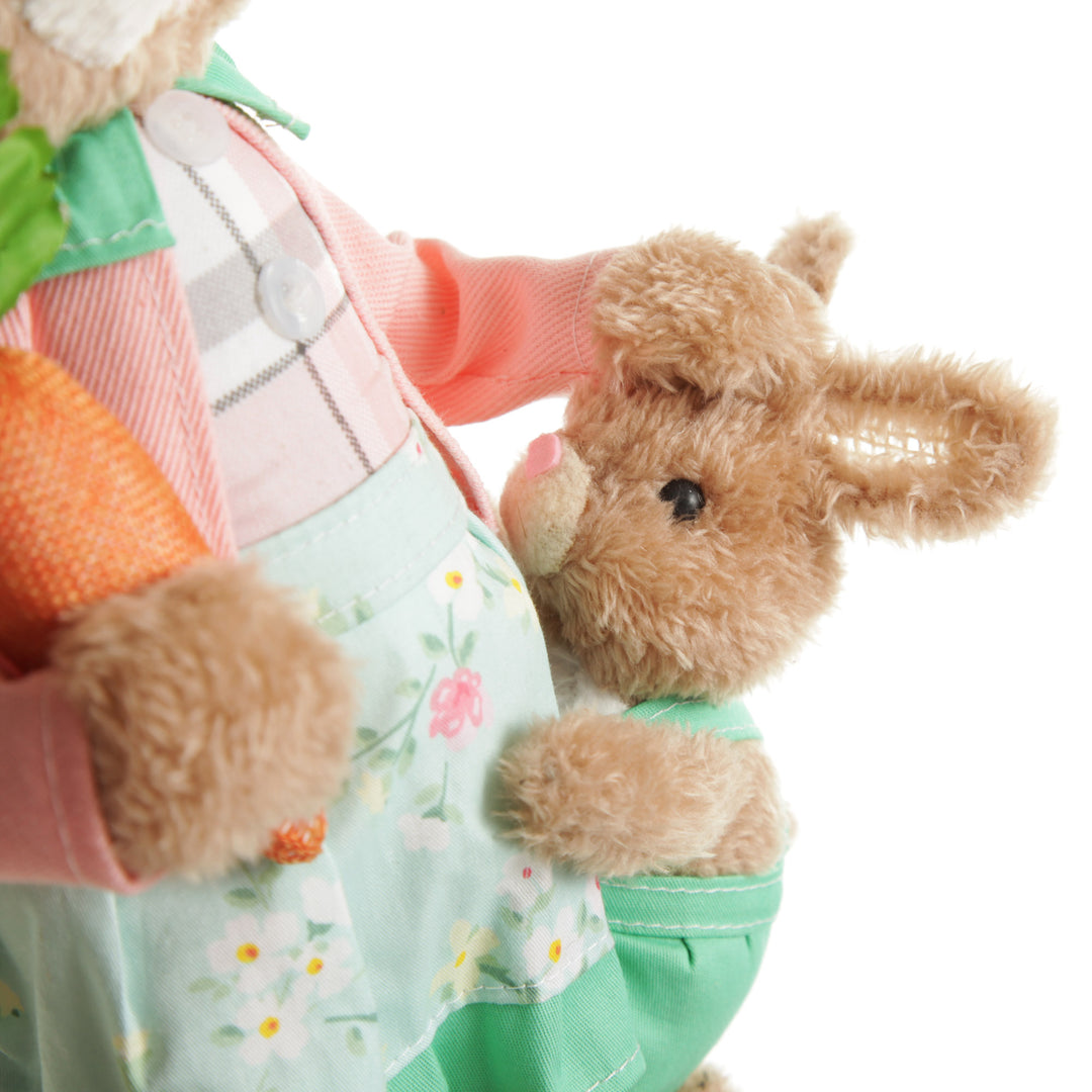 Mrs Wilson Straw Bunny at play with Baby Bunny