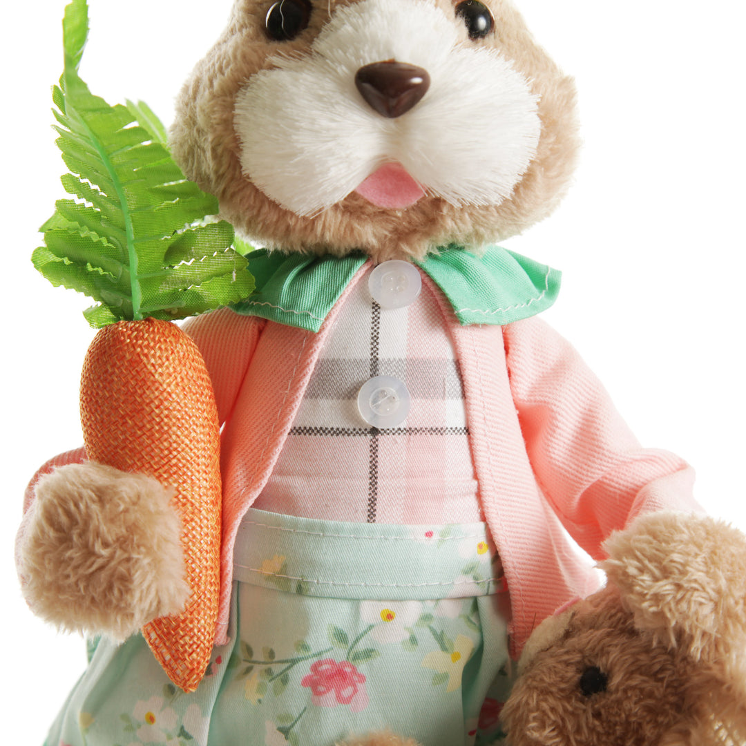 Mrs Wilson Straw Bunny at play with Baby Bunny