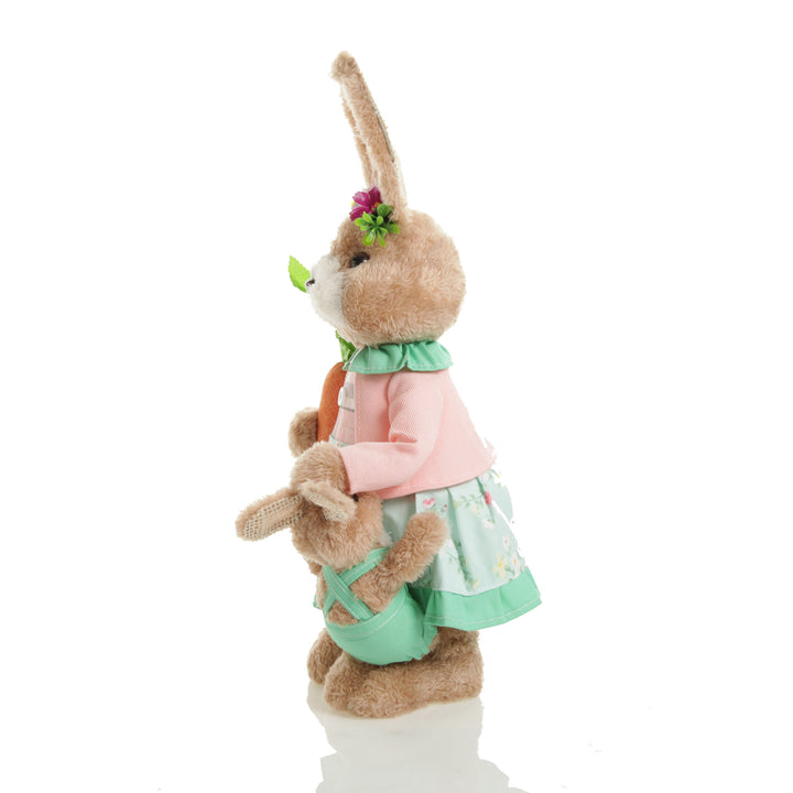 Mrs Wilson Straw Bunny at play with Baby Bunny