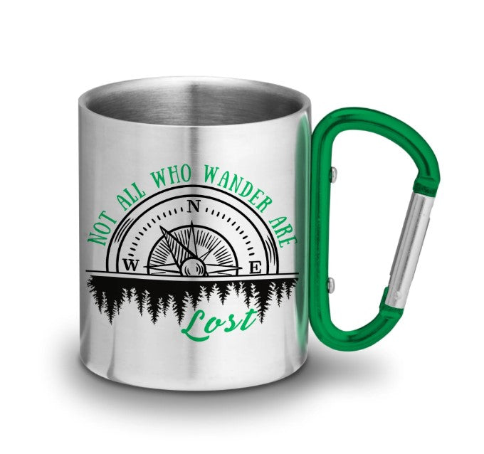 Krafftman - Carabiner Mug - Not All Who Wander
