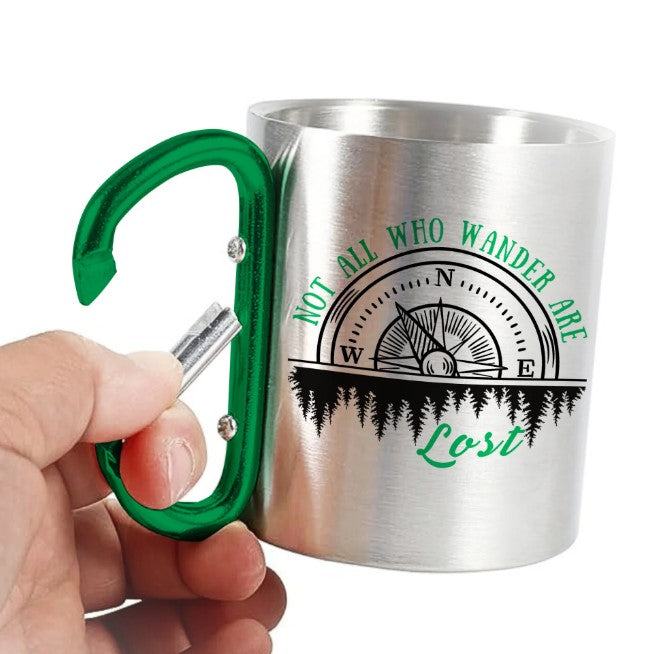 Krafftman - Carabiner Mug - Not All Who Wander